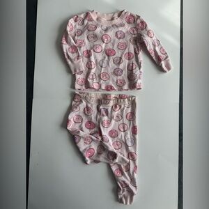 Kissy Kissy 12-18 mo Donut PJs 100% Pima Cotton